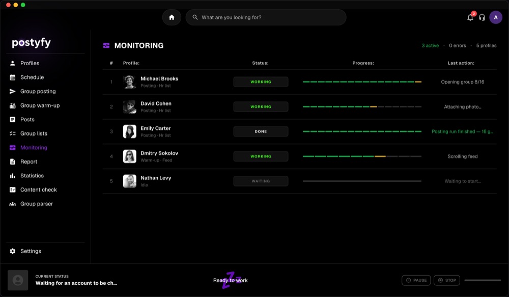 Monitoring